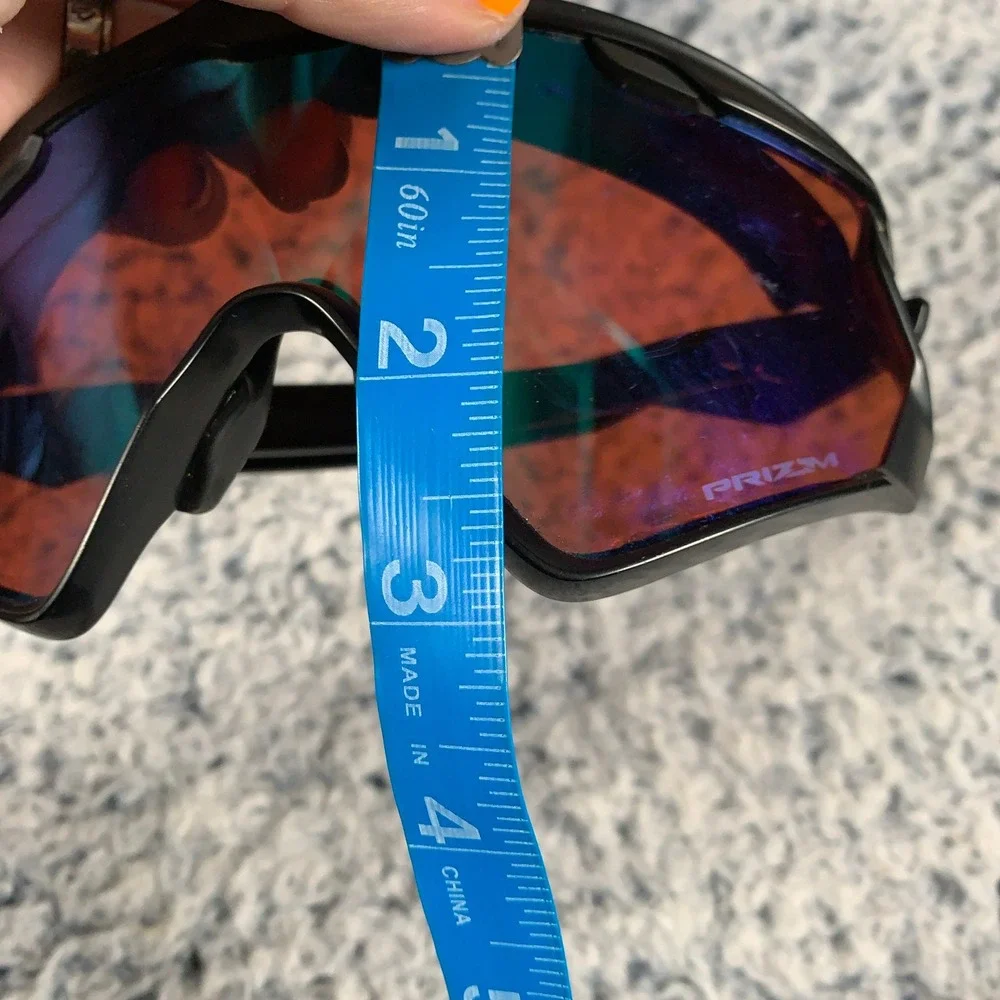 Oakley Wind Jacket 2.0 Sunglasses Unisex OS Black Prizm Snow Sapphire Shield New